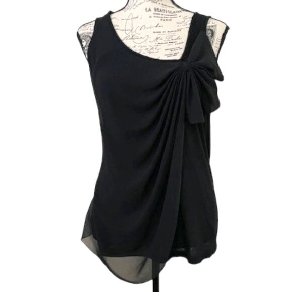 Deletta Swept Away Tank with Bow - Picture 1 of 6